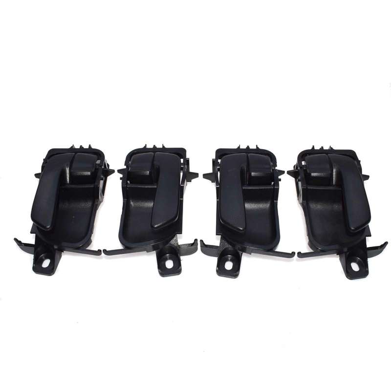 Black Interior Door Handle Left and Right 4Pcs Set fit Toyota Avalon 1995-1999