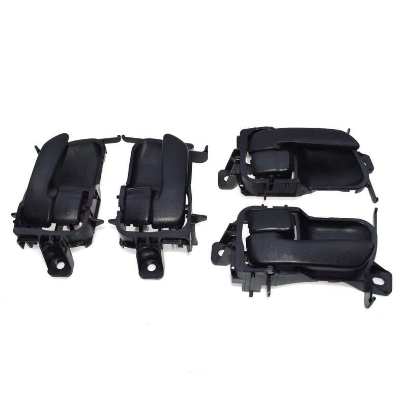 Black Interior Door Handle Left and Right 4Pcs Set fit Toyota Avalon 1995-1999