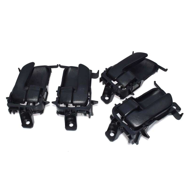 Black Interior Door Handle Left and Right 4Pcs Set fit Toyota Avalon 1995-1999
