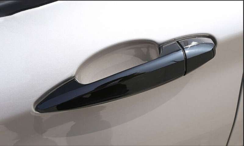 For BMW X5 F15 X6 2014-2018 ABS Black Exterior Outside Door Handle Cover Trim