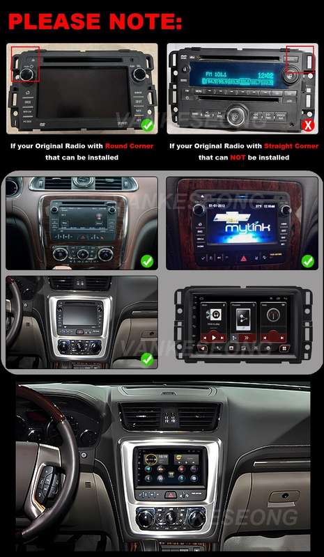 For GMC Acadia 2013-2016 Android 13 Car Stereo GPS Sat Nav DAB+ Radio Head Unit