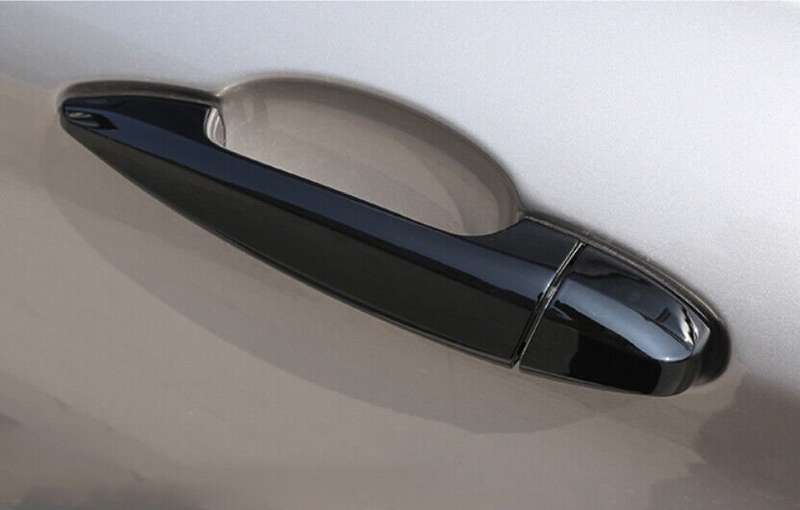 For BMW X5 F15 X6 2014-2018 ABS Black Exterior Outside Door Handle Cover Trim