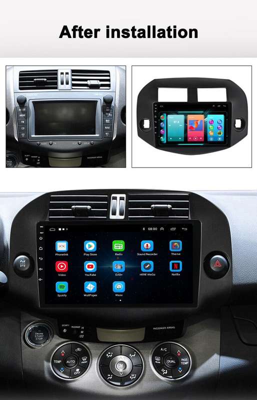 for Toyota RAV4 2006-2012 Car Radio Stereo GPS Sat Nav Bluetooth DAB+ Head Unit