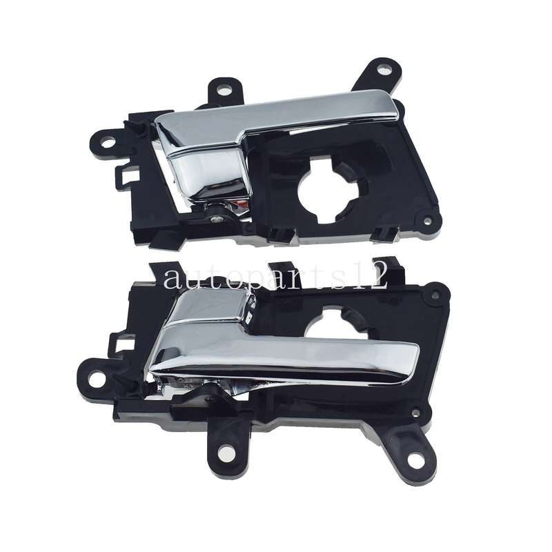 Front Left &amp; Right Interior Door Handles Chrome Pair For Kia Optima 2011-2013