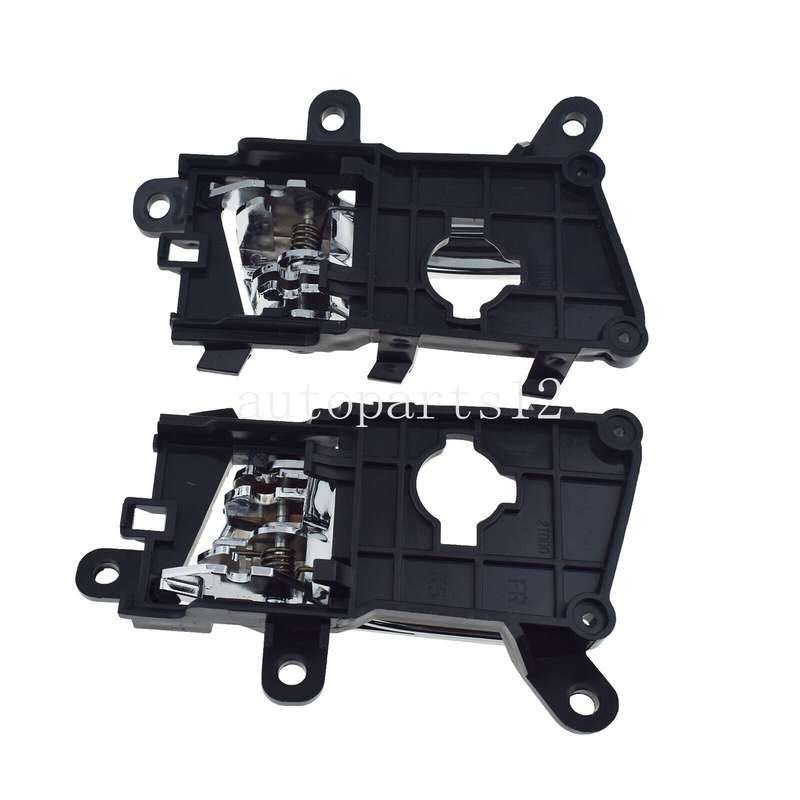 Front Left &amp; Right Interior Door Handles Chrome Pair For Kia Optima 2011-2013