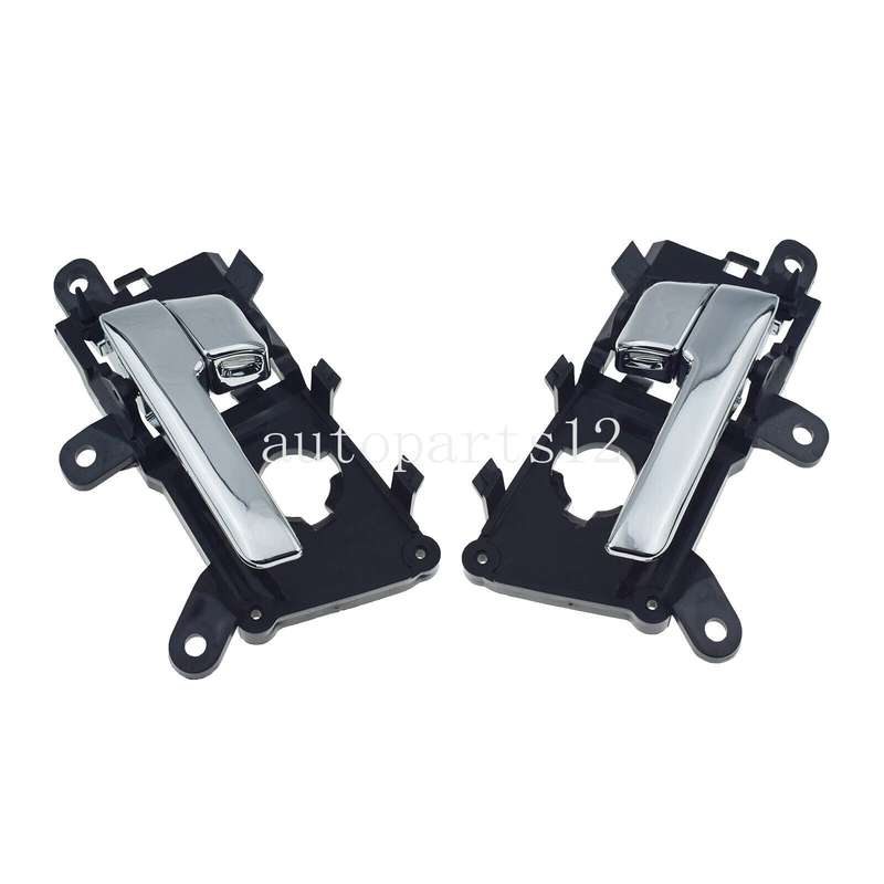 Front Left &amp; Right Interior Door Handles Chrome Pair For Kia Optima 2011-2013