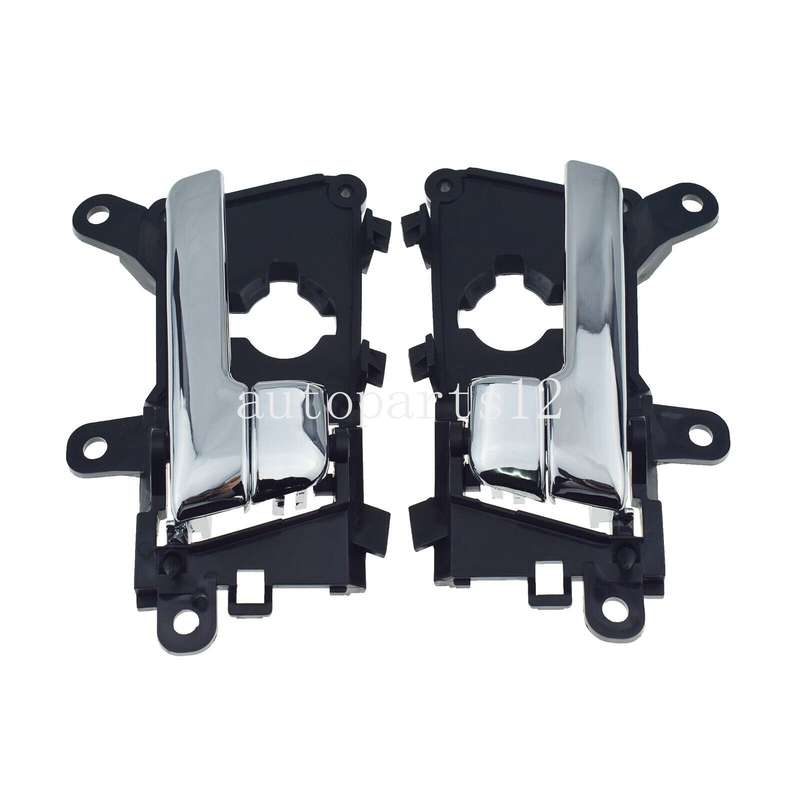 Front Left &amp; Right Interior Door Handles Chrome Pair For Kia Optima 2011-2013