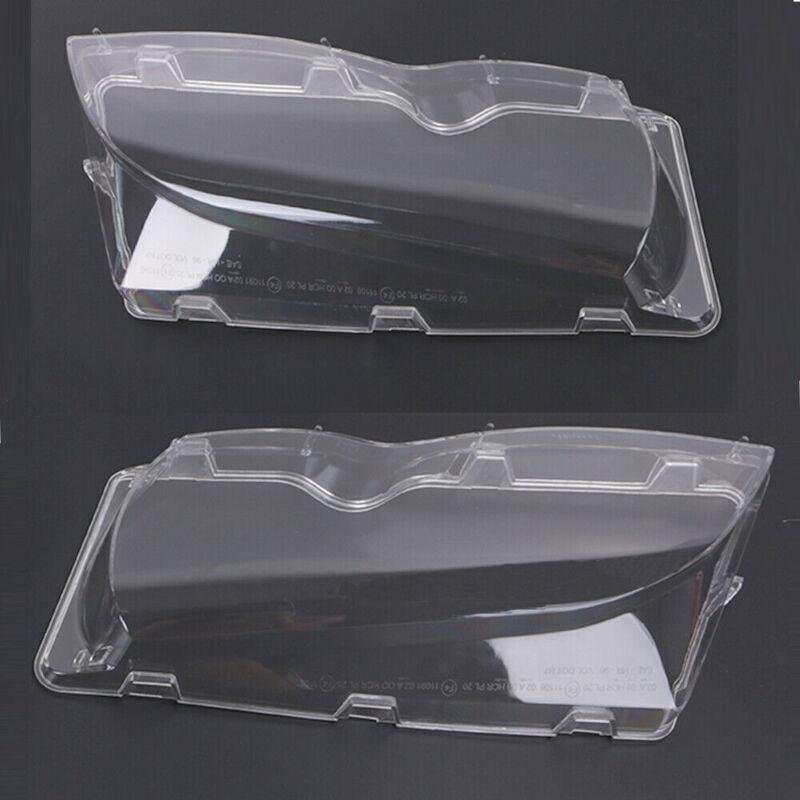 For BMW E46 02-05 3Series Headlight Lenses Headlamp Cover Clear 4 Door