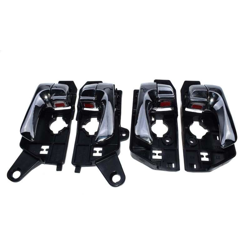 4Pcs Chrome Inside Door Handle Catch Front Rear Left Right for Hyundai Sonata