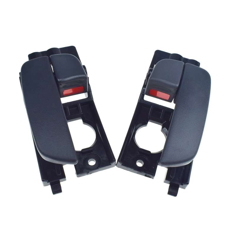 Front Left &amp; Right Interior Door Handles Gray Pair For Hyundai Accent 2006-2011
