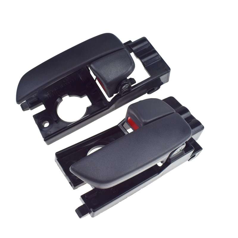 Front Left &amp; Right Interior Door Handles Gray Pair For Hyundai Accent 2006-2011