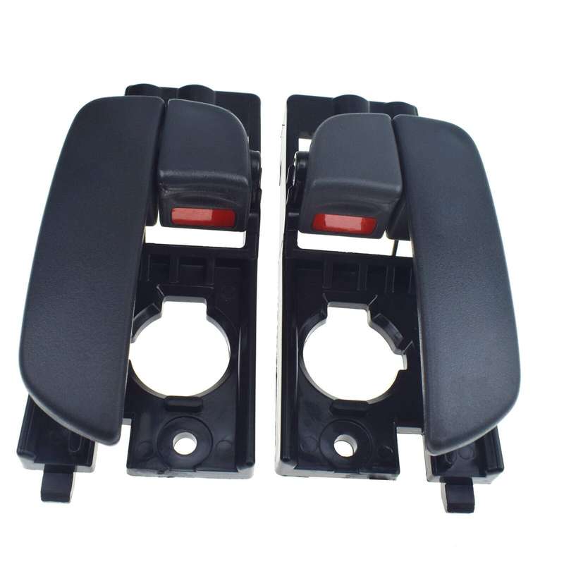 Front Left &amp; Right Interior Door Handles Gray Pair For Hyundai Accent 2006-2011