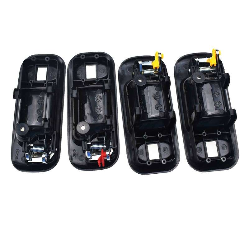 For Honda Odyssey 1995-1998 CR-V 1997-2001 Interior Door Handles 4PCS Black