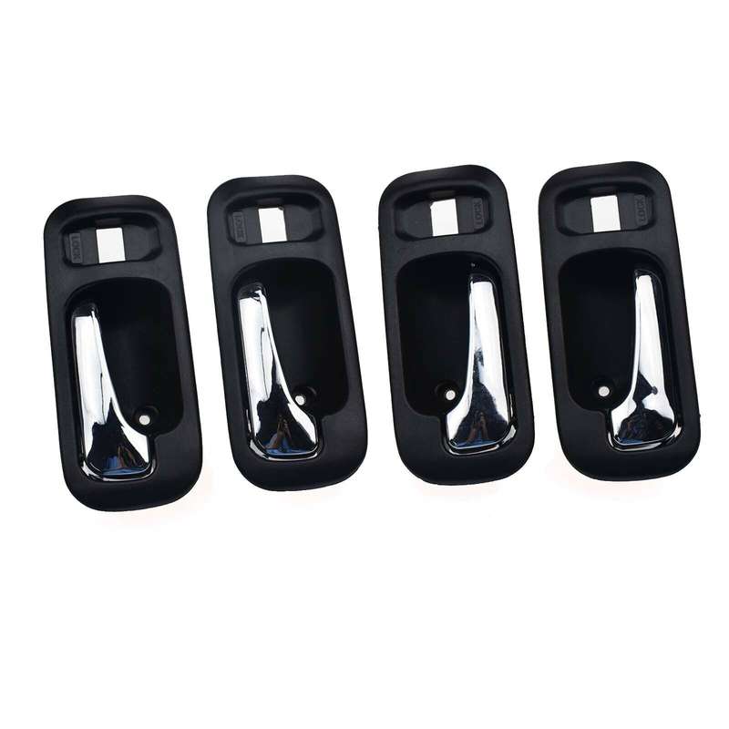For Honda Odyssey 1995-1998 CR-V 1997-2001 Interior Door Handles 4PCS Black