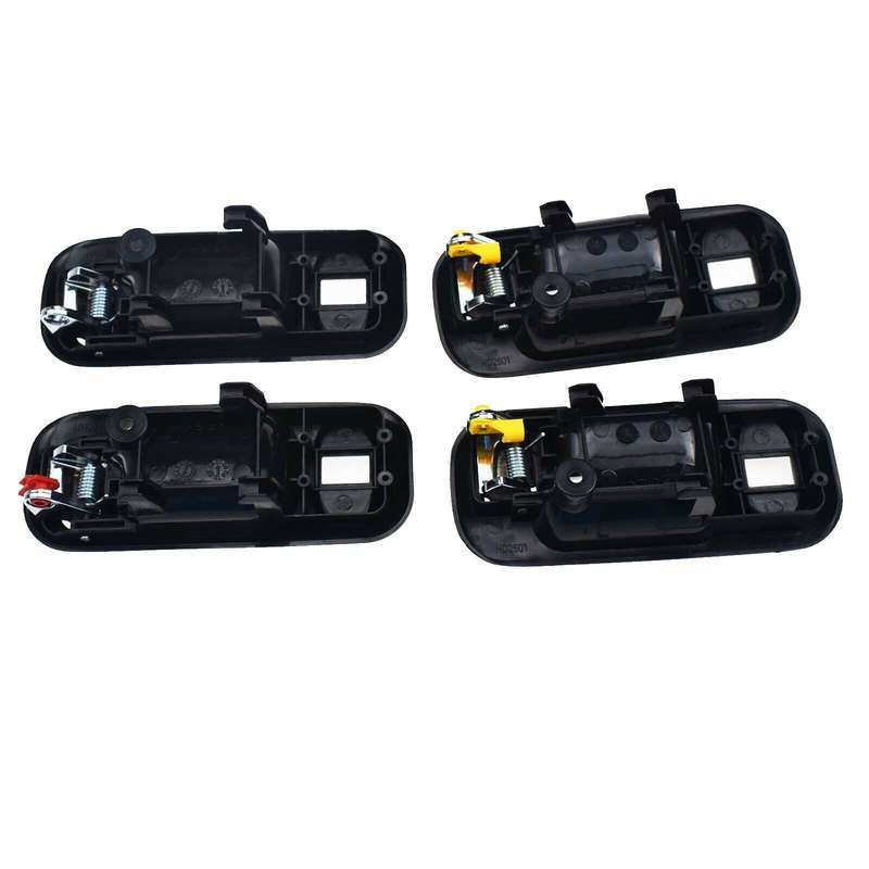 For Honda Odyssey 1995-1998 CR-V 1997-2001 Interior Door Handles 4PCS Black
