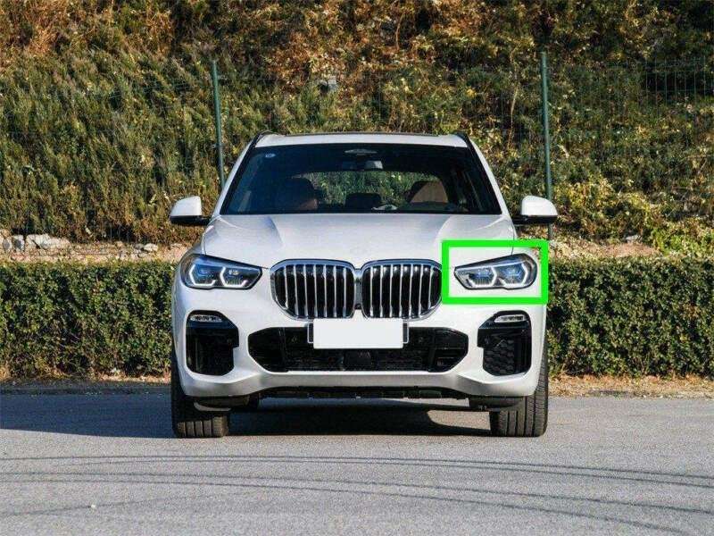 For 2019 2020 2021 BMW X5/X6 Headlight Headlamp Clear Lens Left Cover