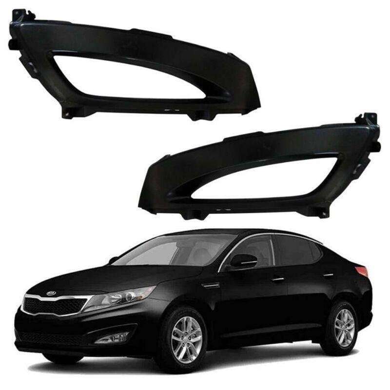 Fits For Kia Optima K5 2011-2013 1 Pair Front Bumper Fog Lamp Cover Frame Trim