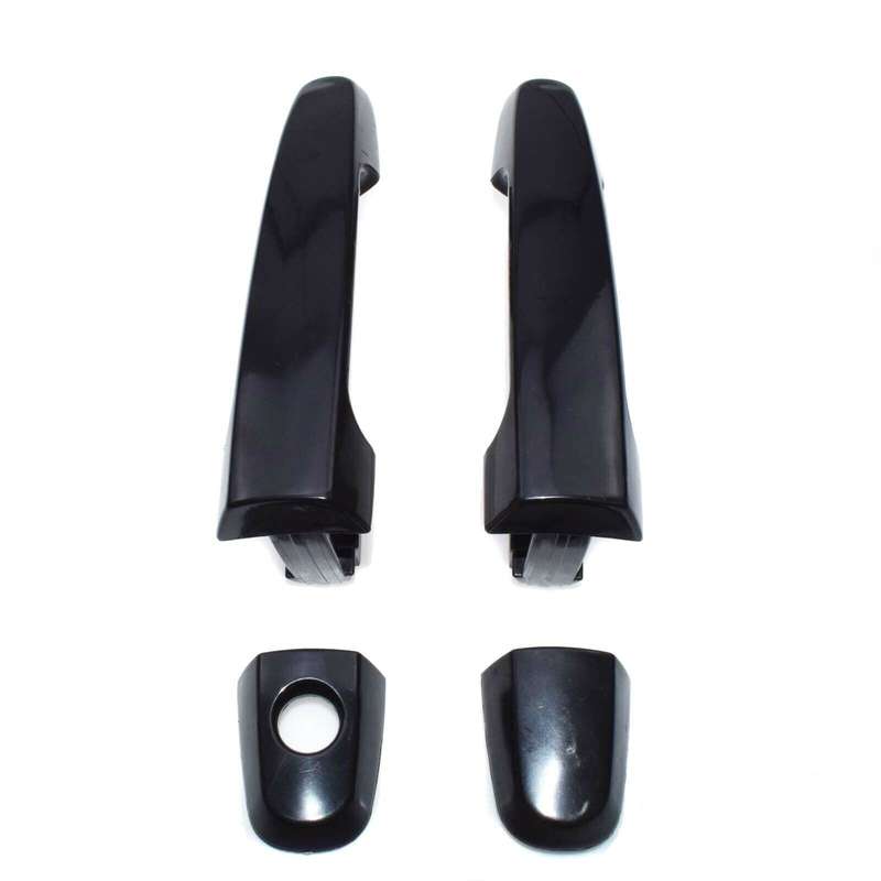 For Toyota Yaris Camry RAV4 Corolla Outside Door Handle Front Rear Smooth Black