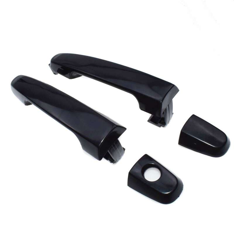 For Toyota Yaris Camry RAV4 Corolla Outside Door Handle Front Rear Smooth Black