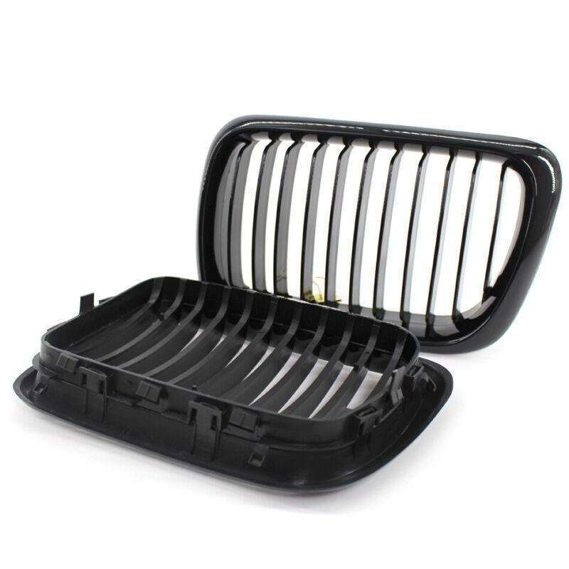 Car Front Shiny Black Grille Fits for BMW E36 97-99 325/328/M3/325i/328i 2X/Set