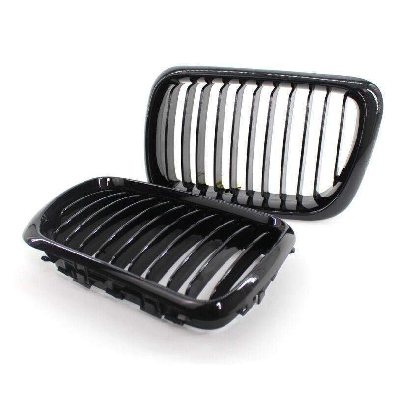 Car Front Shiny Black Grille Fits for BMW E36 97-99 325/328/M3/325i/328i 2X/Set