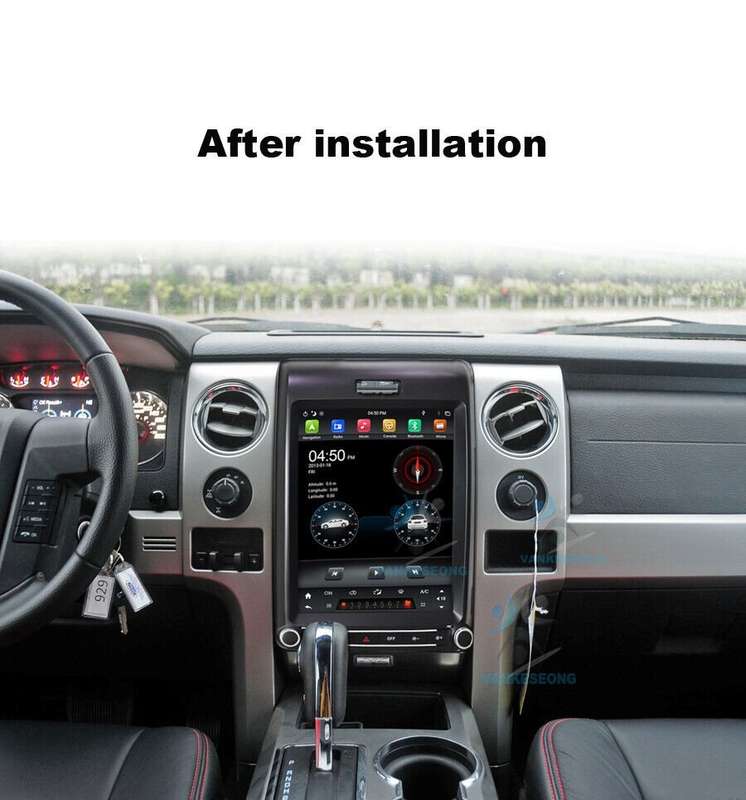 12.1"Android11 Car Stereo GPS HeadUnit CarPlay For Ford F150 2013-2014 DAB+Radio