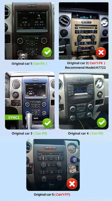 12.1"Android11 Car Stereo GPS HeadUnit CarPlay For Ford F150 2013-2014 DAB+Radio