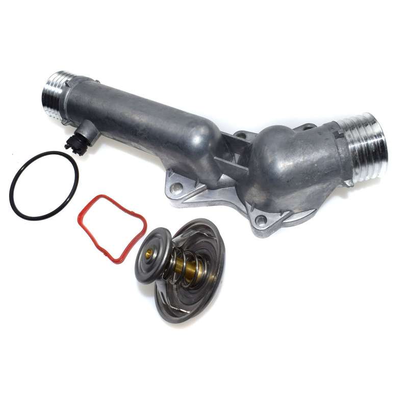 NEW Thermostat &amp; Aluminum Housing kit set Fits BMW E39 1997-1999 528i E39 2.8L