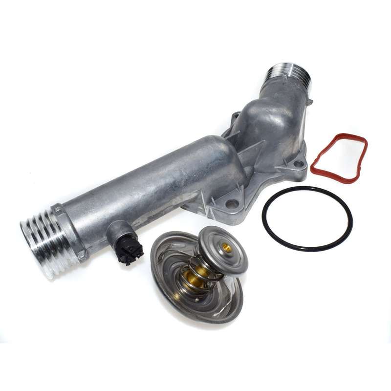 NEW Thermostat &amp; Aluminum Housing kit set Fits BMW E39 1997-1999 528i E39 2.8L