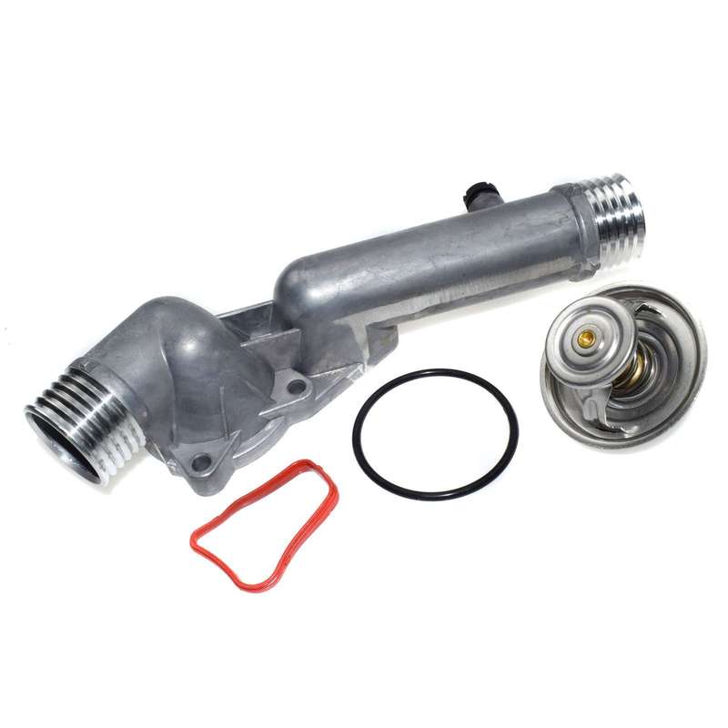 NEW Thermostat &amp; Aluminum Housing kit set Fits BMW E39 1997-1999 528i E39 2.8L