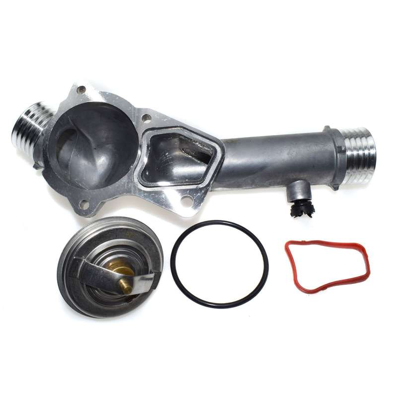 NEW Thermostat &amp; Aluminum Housing kit set Fits BMW E39 1997-1999 528i E39 2.8L
