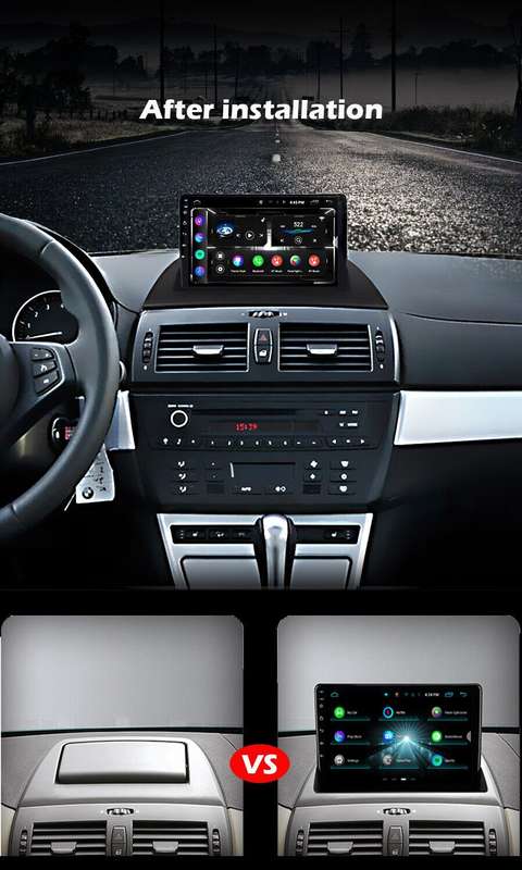 For BMW X3 E83 2003-2010 Car Multimedia CarPlay Android Radio Stereo GPS BT WIFI
