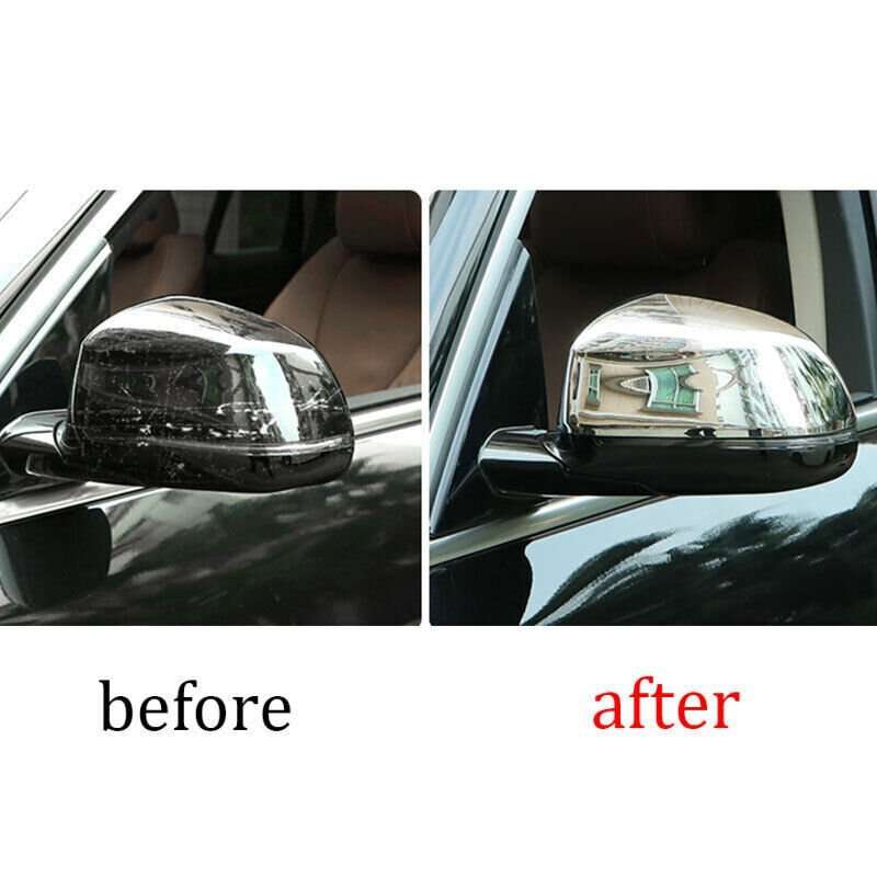 For BMW X5 G05 2019-2023 Chrome Side Rearview Mirrors Molding Cover caps Trim