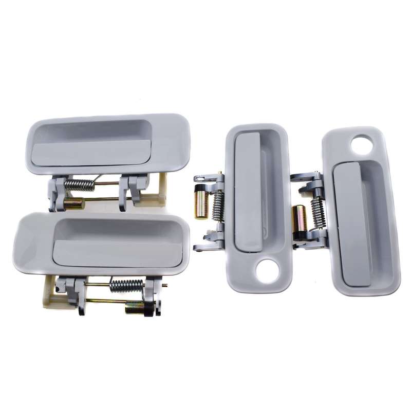 4Pcs Outside Door Handle White Front Right Rear Left For 1997-2001 Toyota Camry