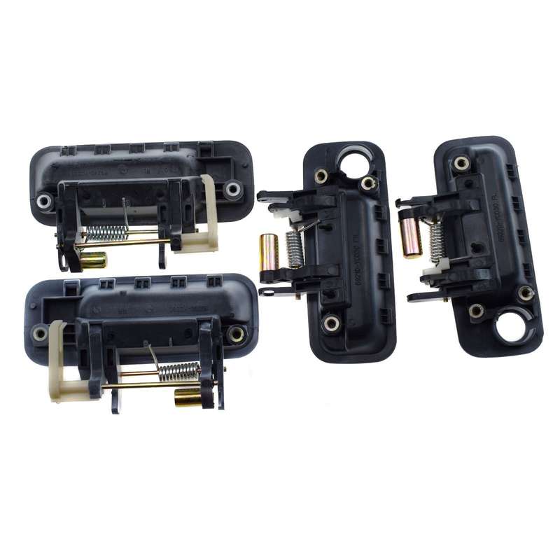 4Pcs Outside Door Handle White Front Right Rear Left For 1997-2001 Toyota Camry