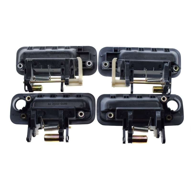 4Pcs Outside Door Handle White Front Right Rear Left For 1997-2001 Toyota Camry