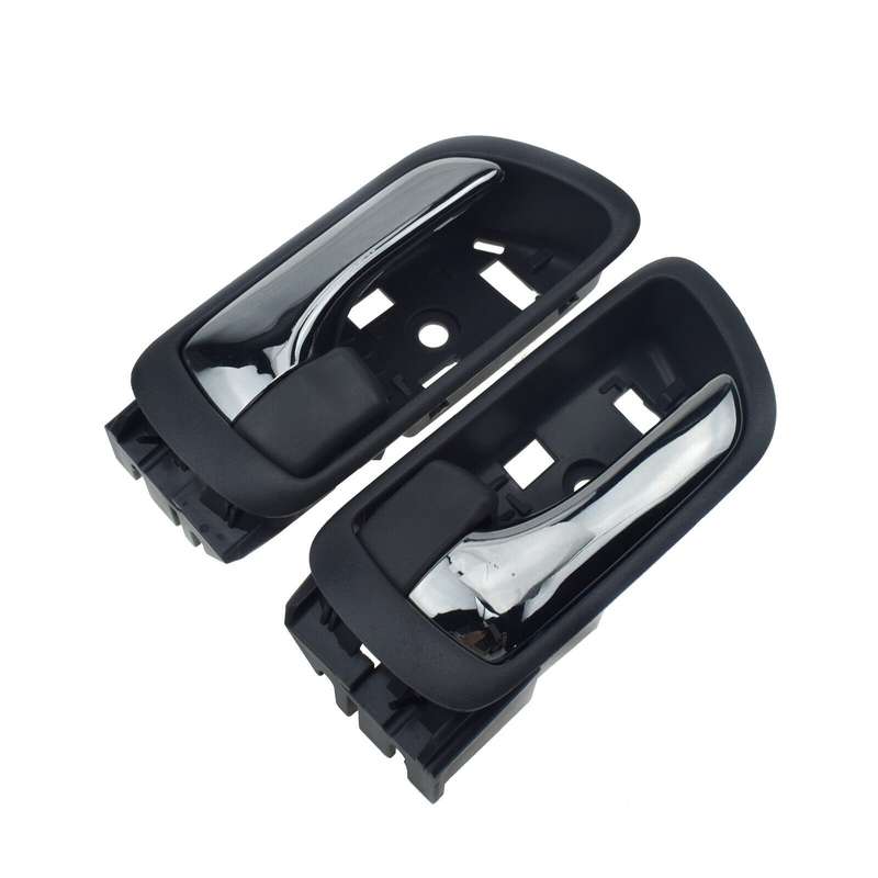A Pair Door Handles Inside Chrome Left &amp; Right Side For Toyota Camry 2002-2006