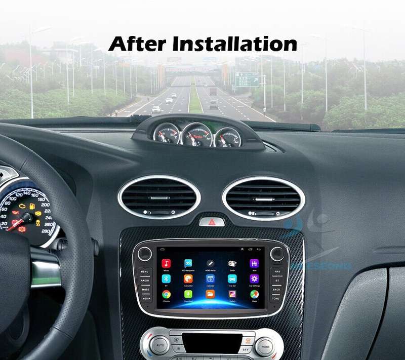 7" Android 12 DAB+ Radio Head Unit Car Multimedia GPS For Ford C-Max S-Max 08-11