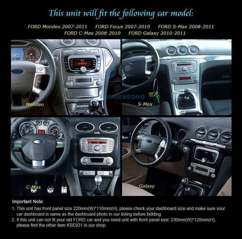 7" Android 12 DAB+ Radio Head Unit Car Multimedia GPS For Ford C-Max S-Max 08-11