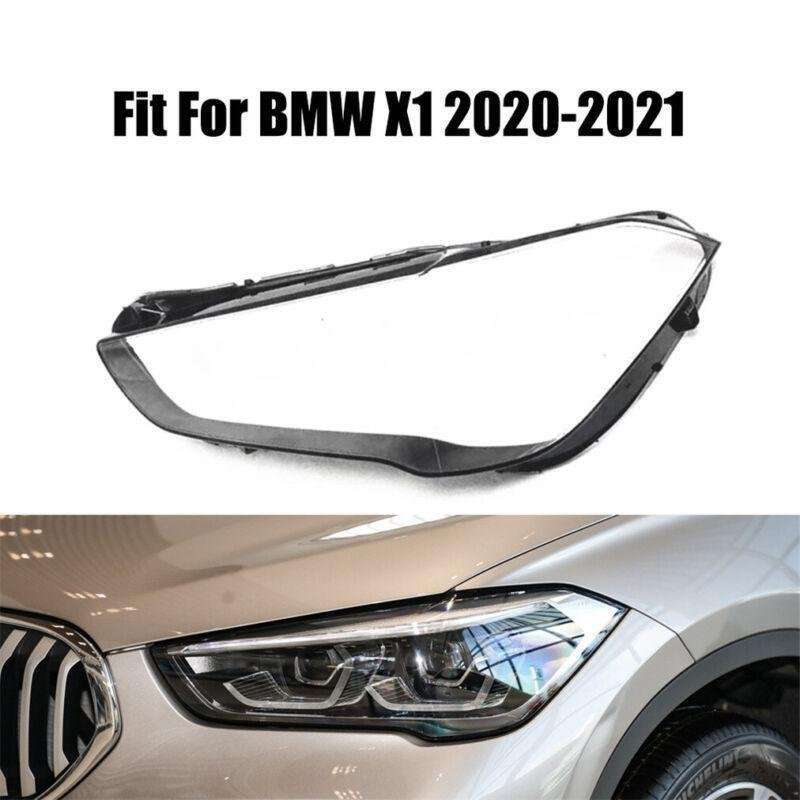 Fit For BMW X1 F48 2020-2021 Headlight Headlamp Lens Cover Left Side 1Pcs