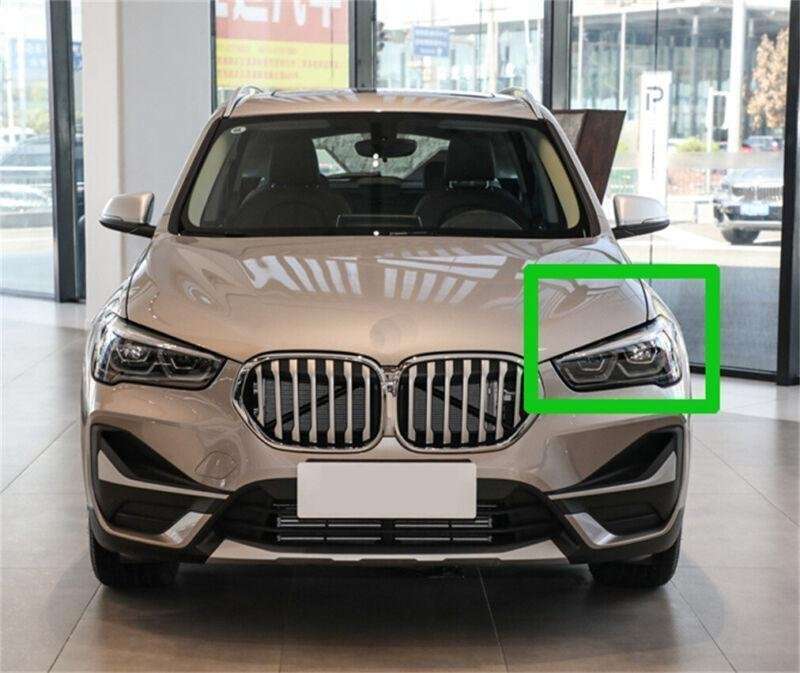 Fit For BMW X1 F48 2020-2021 Headlight Headlamp Lens Cover Left Side 1Pcs