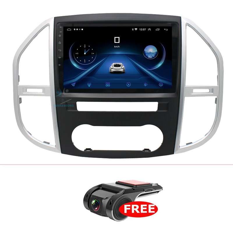 DVR+32GB 10.1" Android 11 Car Stereo DAB+ Radio GPS For Mercedes Benz Vito W447