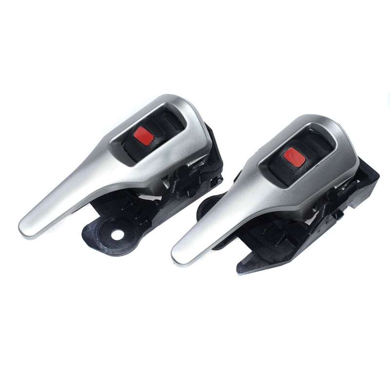 2Pcs Inside Door Handles Silver Right &amp; Left For Toyota Corolla Matrix 1.8L 2.4L