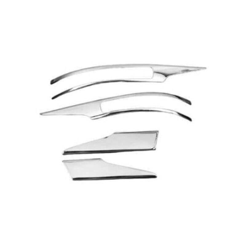 For Ford Explorer 2011-2019 Chrome Steel Rear View Side Door Mirror Strip Trim