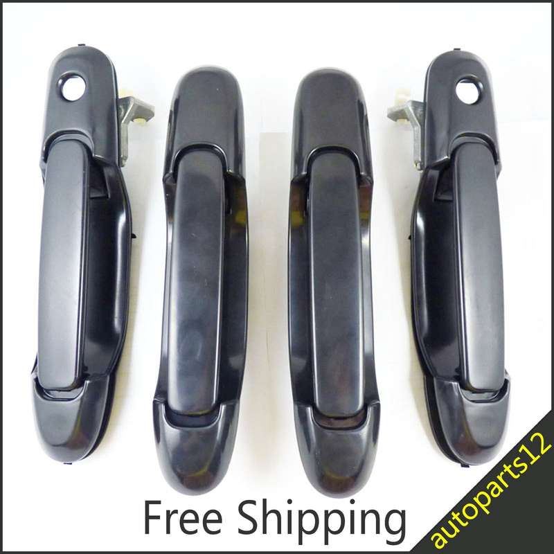 4Pcs Exterior Outside Door Handle Front Rear L&amp;R For 1998-2003 Toyota Sienna New