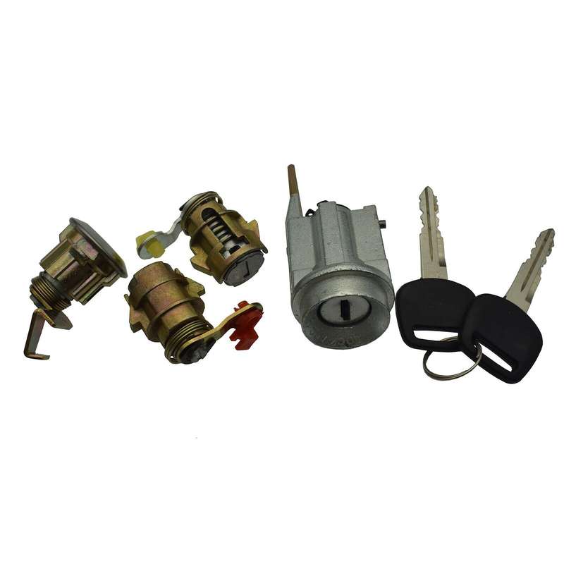Door Lock Ignition Barrel w/ Keys Kit 6905860041 For Toyota Pickup 1989-1995