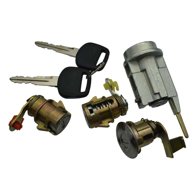 Door Lock Ignition Barrel w/ Keys Kit 6905860041 For Toyota Pickup 1989-1995