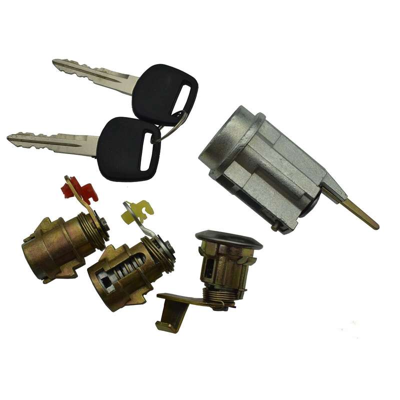 Door Lock Ignition Barrel w/ Keys Kit 6905860041 For Toyota Pickup 1989-1995