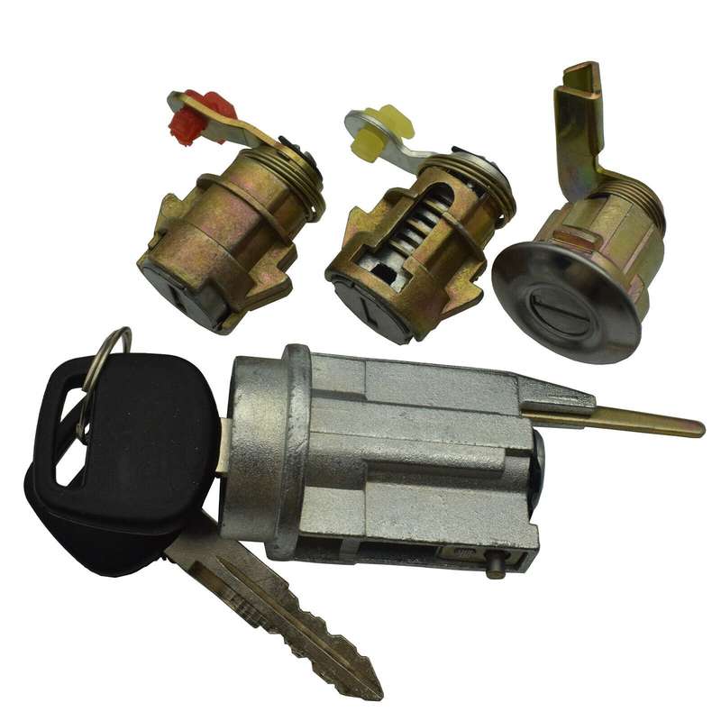 Door Lock Ignition Barrel w/ Keys Kit 6905860041 For Toyota Pickup 1989-1995