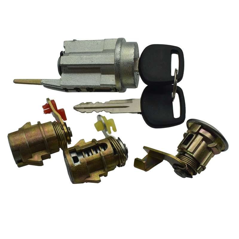 Door Lock Ignition Barrel w/ Keys Kit 6905860041 For Toyota Pickup 1989-1995